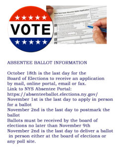 Absentee Ballot Information